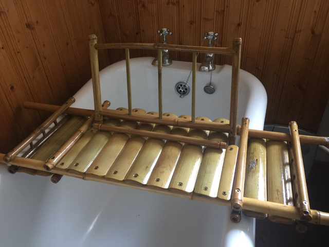 Bamboo bath rack by Sound World - made to your specifications. 